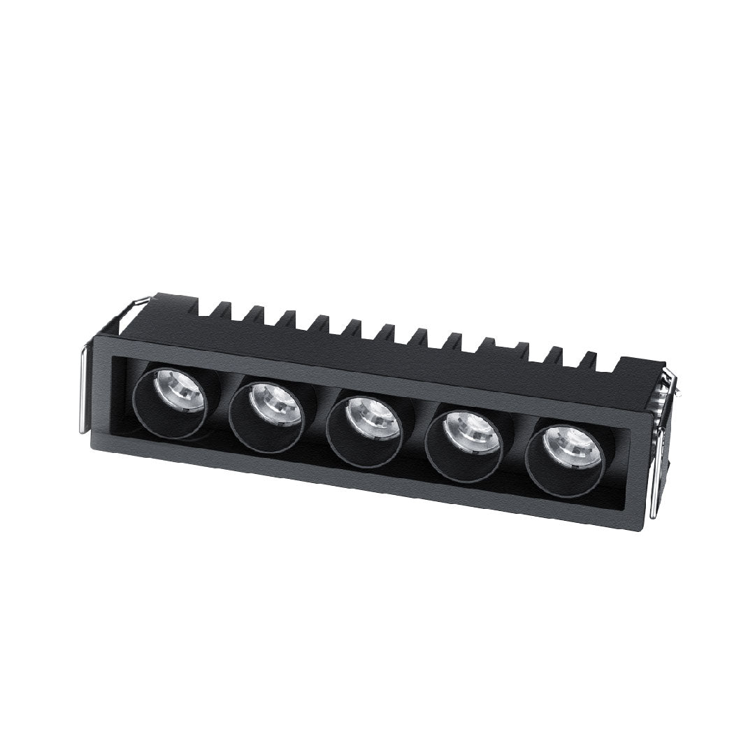 EMPOTRABLE NEGRO HS MINI RZ 36°, 12 W, 3000K, 972 LM