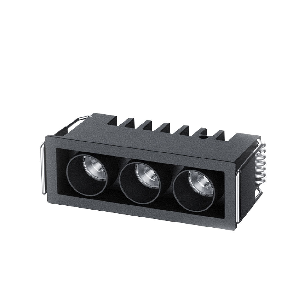 EMPOTRABLE NEGRO HS MINI RZ 36°, 7.5 W, 3000K, 540 LM